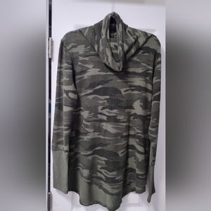 Camo Turtleneck Sweater